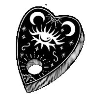 Gif animé gothique coeur